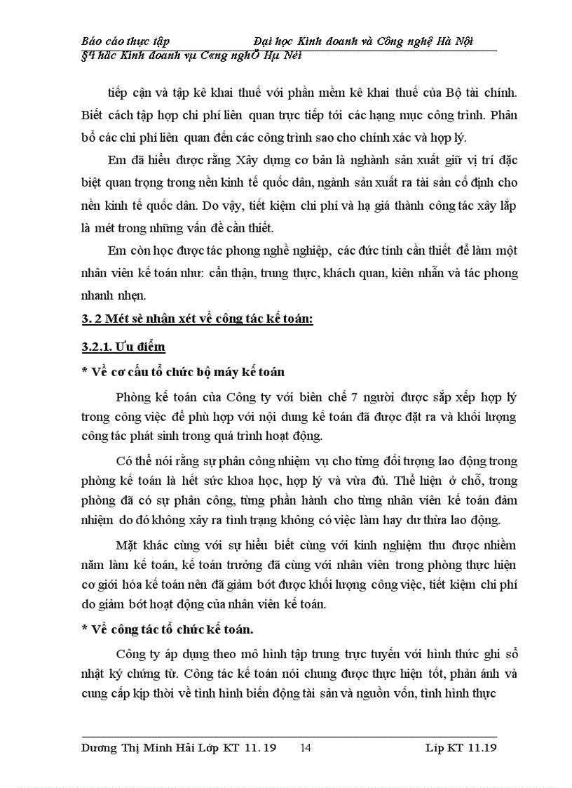 image for page Báo cáo về công ty vận tải và xây dựng