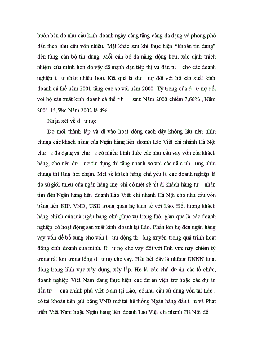 image for page Các giải pháp nhằm nâng cao chất lượng tín dụng của Ngân hàng liên doanh Lào Việt chi nhánh Hà Nội