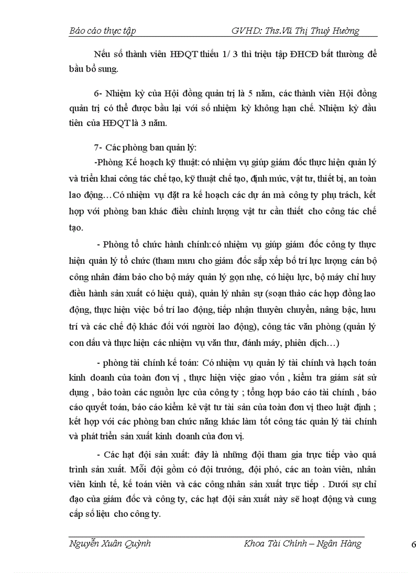 image for page Báo cáo về công ty cổ phần quản lý và xây dựng công trình giao thông Hà Nam