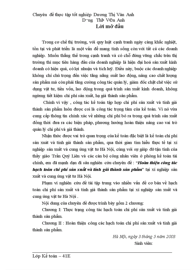 image for page Hoàn thiện công tác hạch toán chi phí sản xuất và tính giá thành sản phẩm