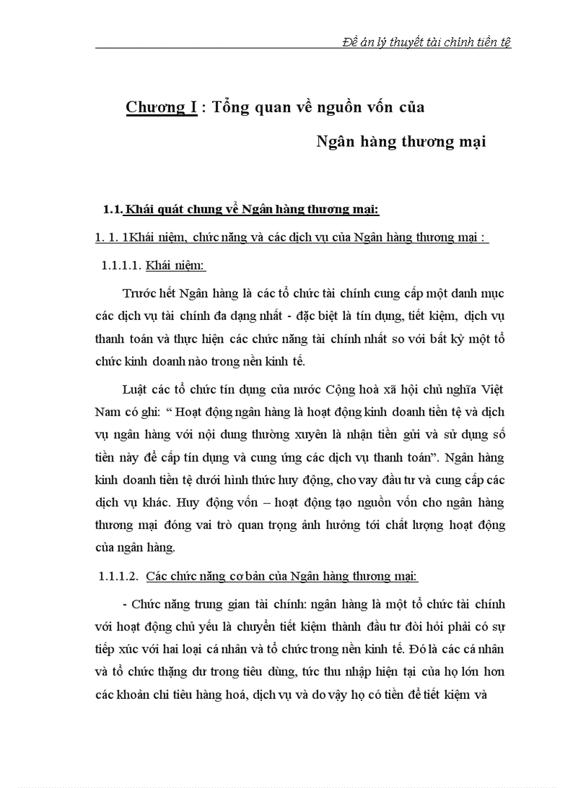 Nguồn vốn của Ngân hàng thương mại và giải pháp phát triển nguồn vốn của Ngân hàng thương mại ở Việt Nam