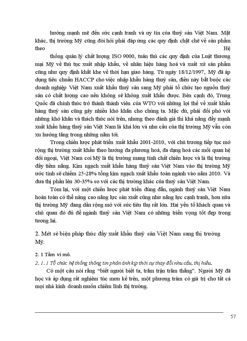 image for page Cứu những vấn đề lý luận và thực tiễn liên quan đến khả năng xuất khẩu thuỷ sản Việt Nam sang thị trường Mỹ
