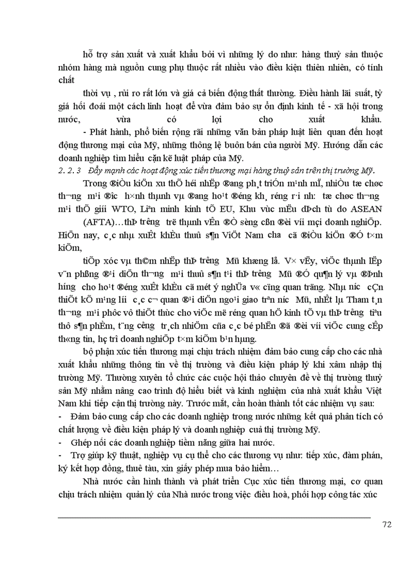 image for page Cứu những vấn đề lý luận và thực tiễn liên quan đến khả năng xuất khẩu thuỷ sản Việt Nam sang thị trường Mỹ