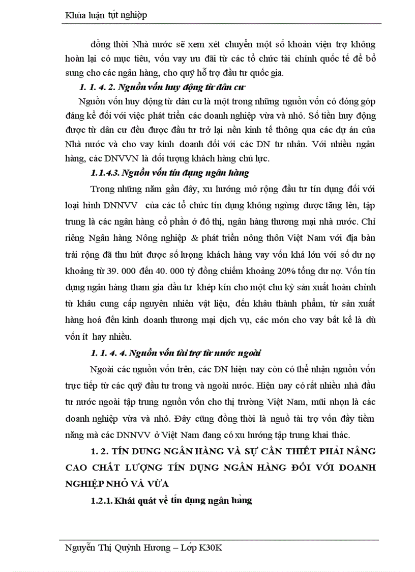 image for page Nâng cao chất lượng tín dụng đối với doanh nghiệp nhỏ và vừa tại chi nhánh Ngân hàng Nông nghiệp và Phát triển Nông thôn chi nhánh thành phố Bắc Ninh, tỉnh Bắc Ninh