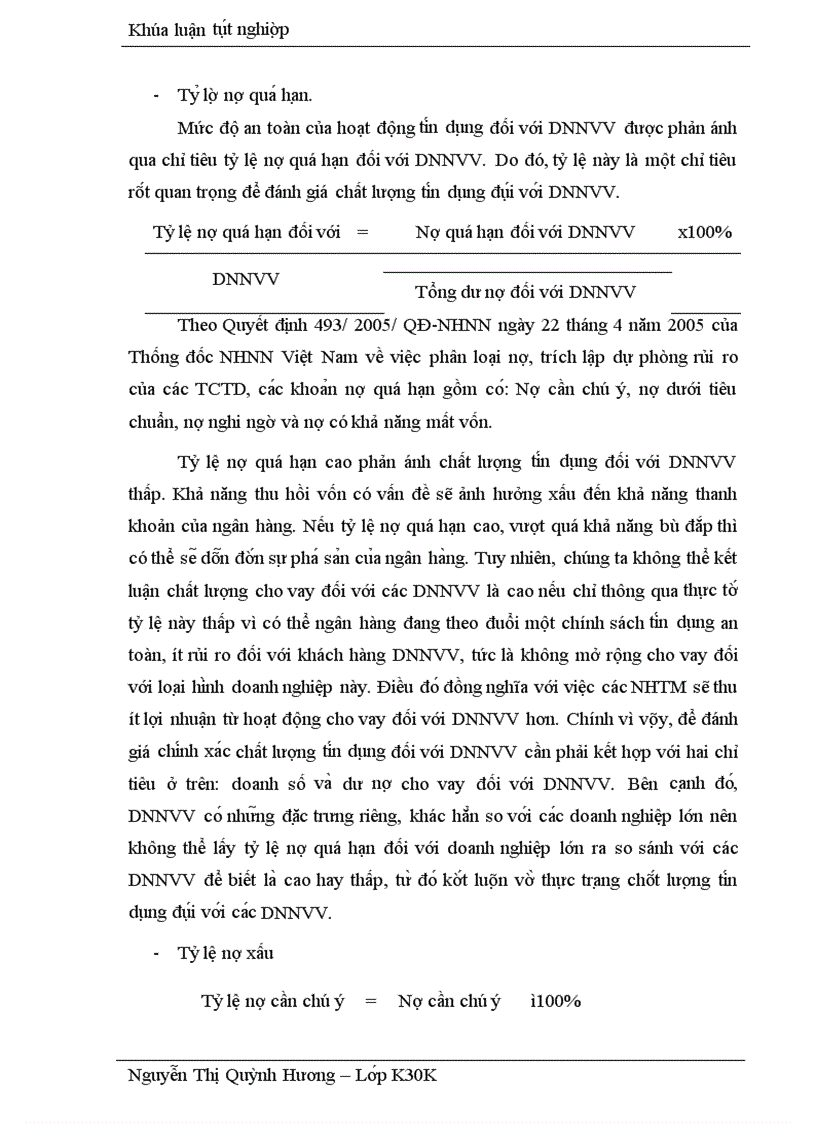 image for page Nâng cao chất lượng tín dụng đối với doanh nghiệp nhỏ và vừa tại chi nhánh Ngân hàng Nông nghiệp và Phát triển Nông thôn chi nhánh thành phố Bắc Ninh, tỉnh Bắc Ninh