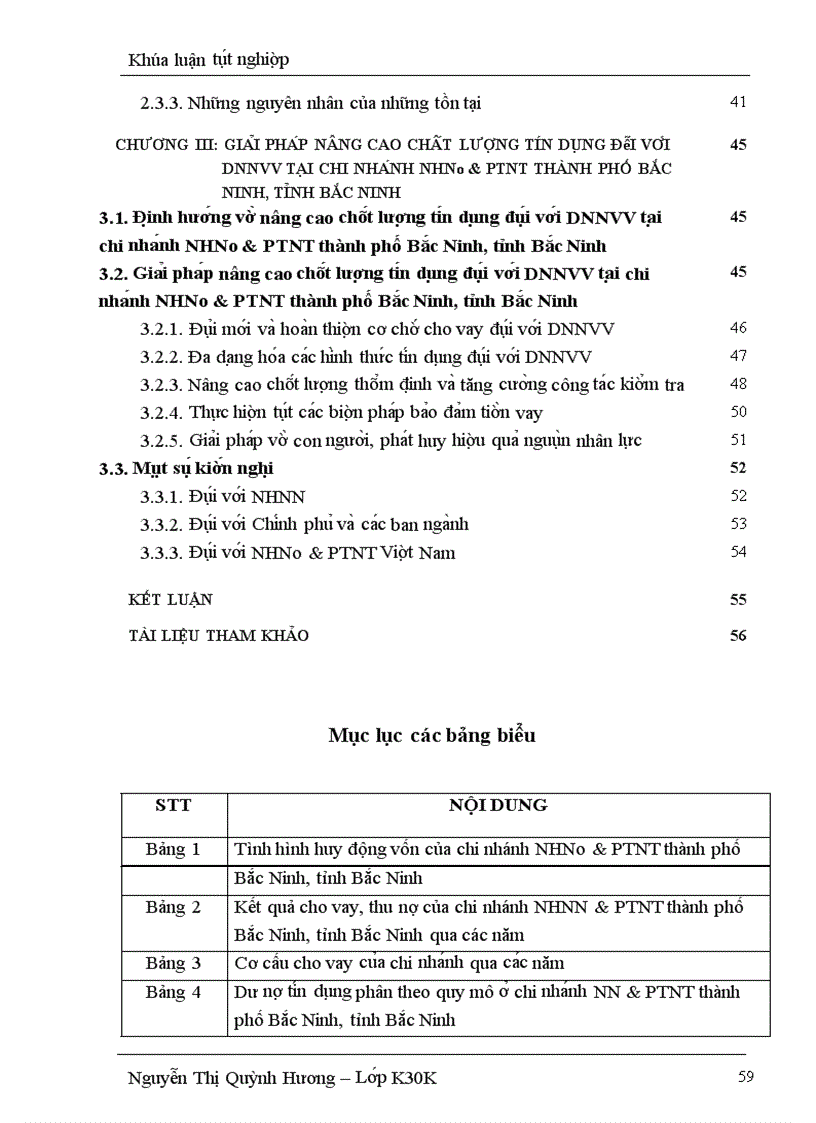 image for page Nâng cao chất lượng tín dụng đối với doanh nghiệp nhỏ và vừa tại chi nhánh Ngân hàng Nông nghiệp và Phát triển Nông thôn chi nhánh thành phố Bắc Ninh, tỉnh Bắc Ninh