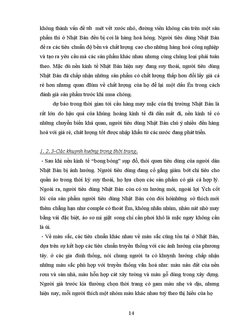 image for page Xuất khẩu hàng dệt may của vinateximex sang thị trường Nhật Bản - Thực trạng và giải pháp