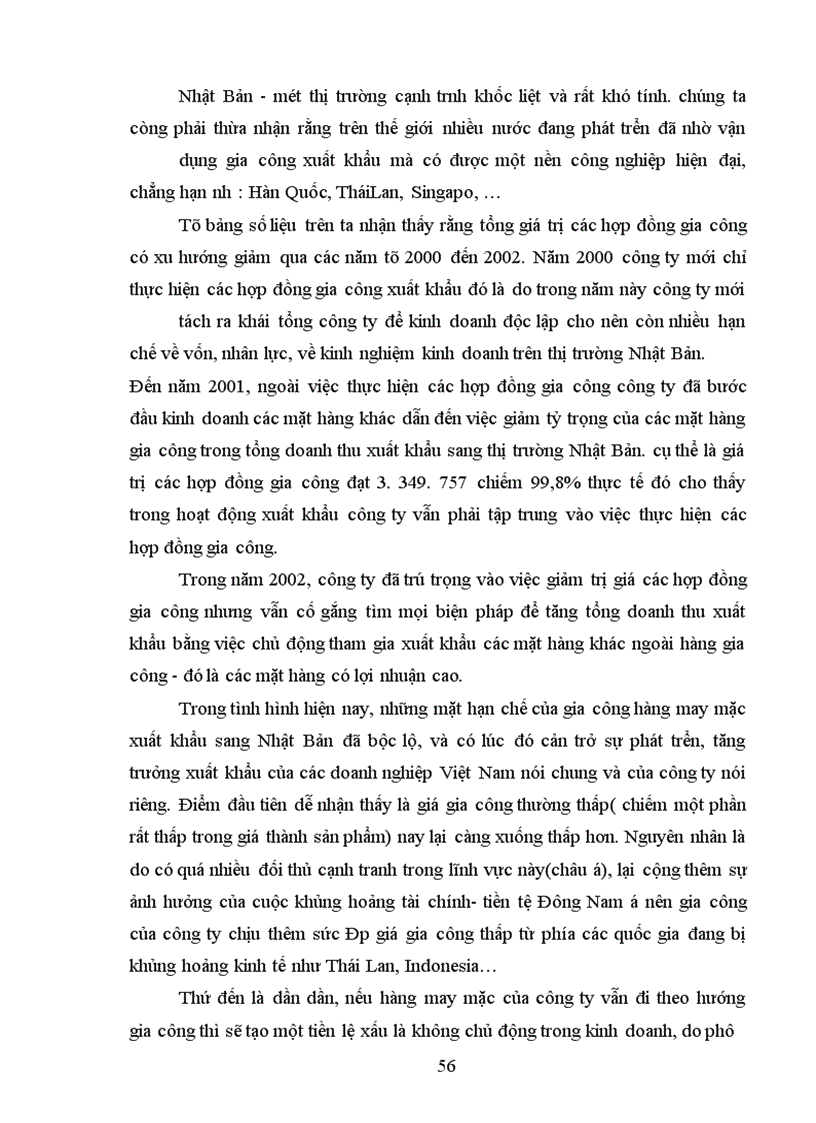 image for page Xuất khẩu hàng dệt may của vinateximex sang thị trường Nhật Bản - Thực trạng và giải pháp