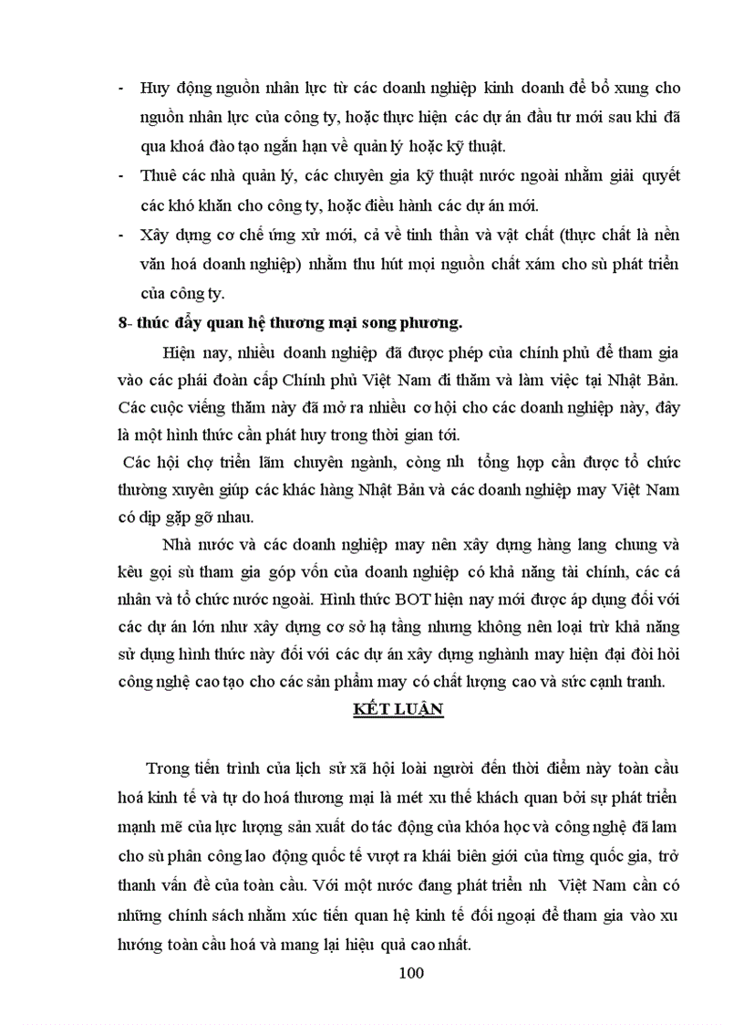 image for page Xuất khẩu hàng dệt may của vinateximex sang thị trường Nhật Bản - Thực trạng và giải pháp