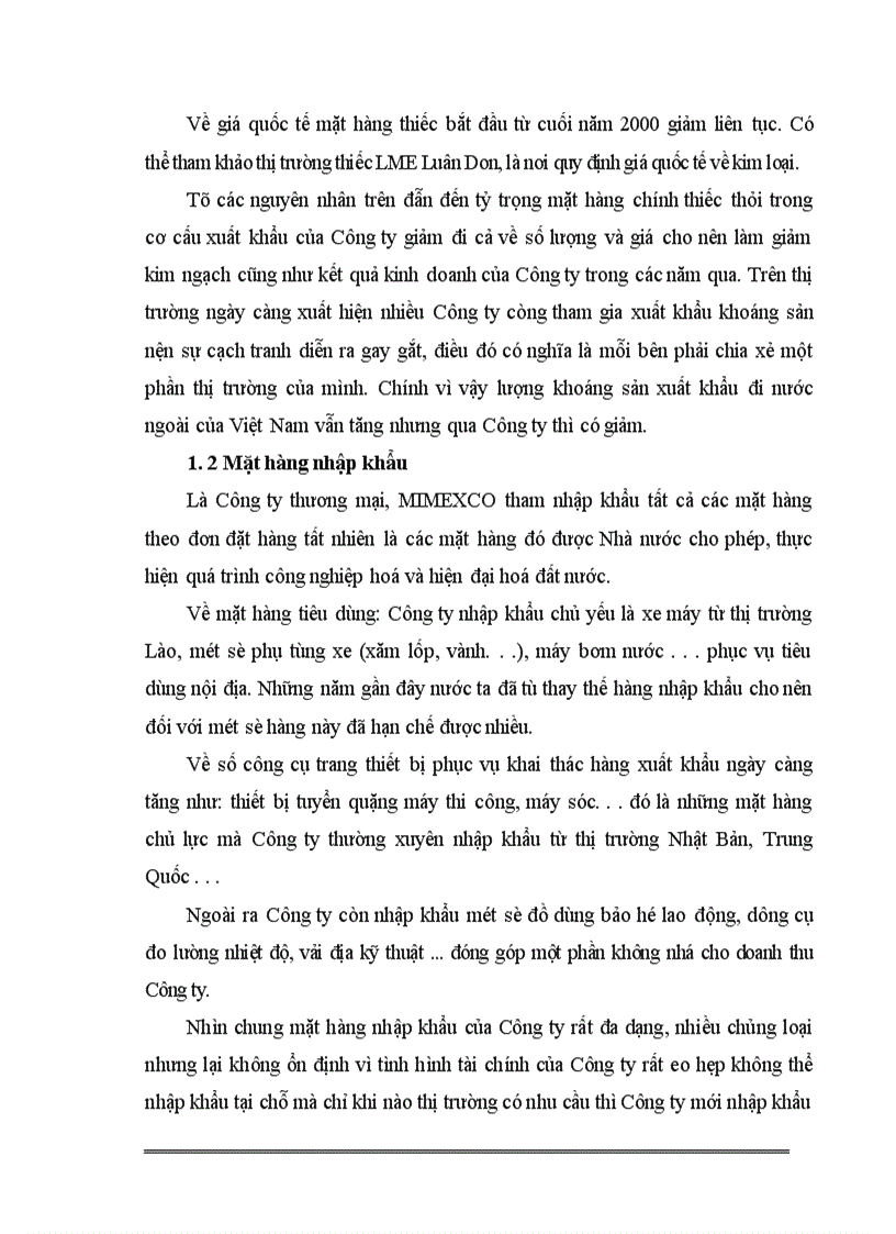 image for page Hoạt động xuất nhập khẩu khoáng sản Việt Nam - Thực trạng và giải pháp