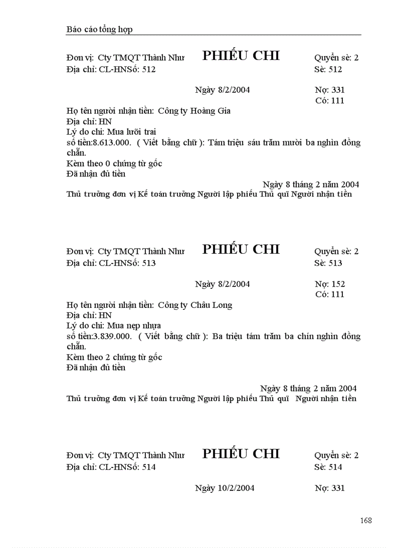 image for page Công tác kế toán tại Công ty cổ phần quốc tế thương mại Thành Như