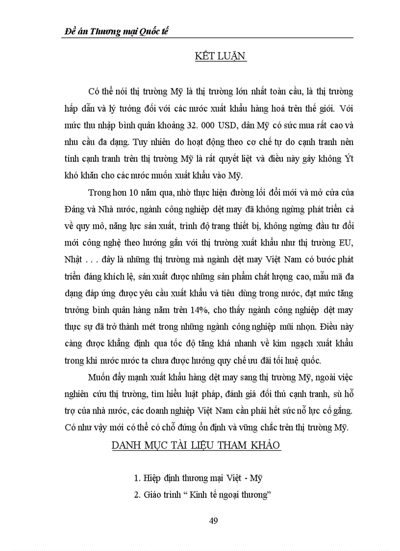 image for page Nghiên cứu kinh tế: Đề án Thương mại Quốc tế