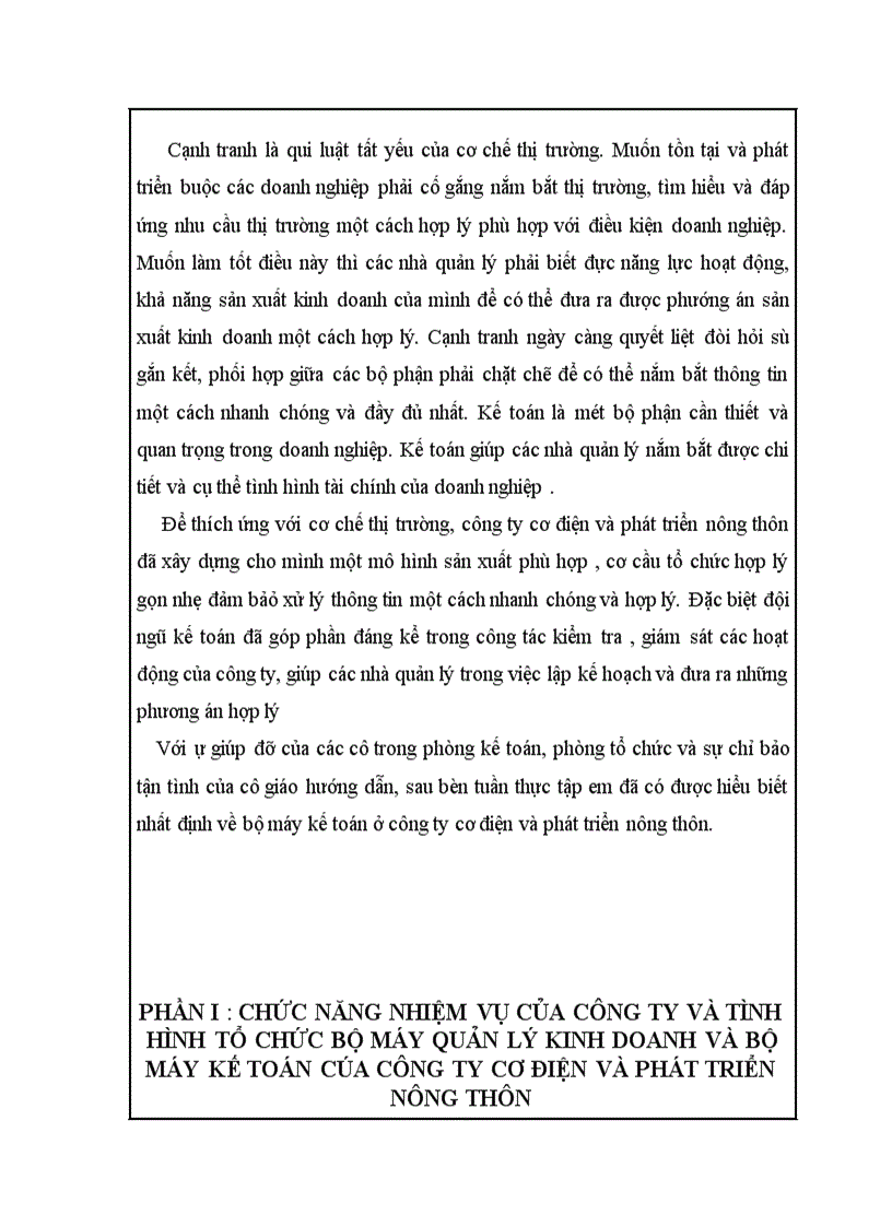 image for page Hoạt động của công ty cơ đIện và phát triển nông thôn