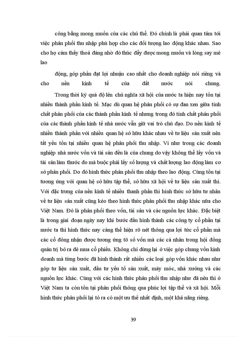 image for page Lợi ích kinh tế và các hình thức phân phối thu nhập ở Việt Nam hiện nay.