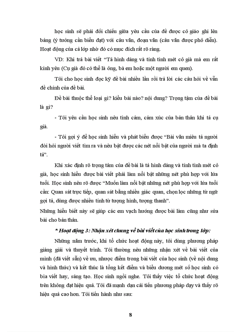 image for page Một số biện pháp tổ chức, hướng dẫn học sinh lớp 5, học tốt tiết Tập làm văn trả bài