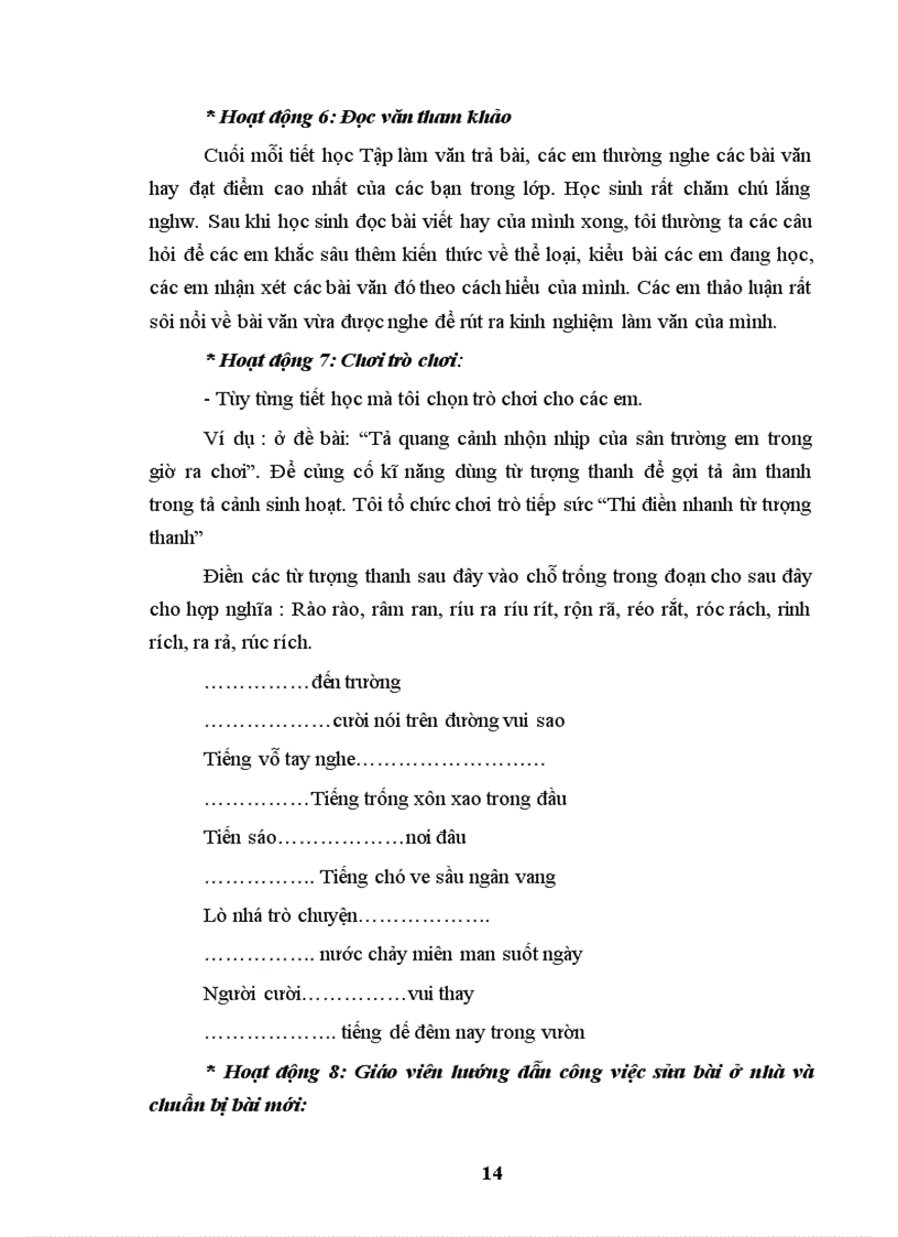 image for page Một số biện pháp tổ chức, hướng dẫn học sinh lớp 5, học tốt tiết Tập làm văn trả bài