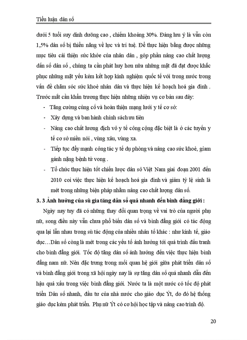 image for page Hãy nêu và phân tích ảnh hưởng của sự phát triển dân số đến kinh tế, xã hội ở Việt Nam.