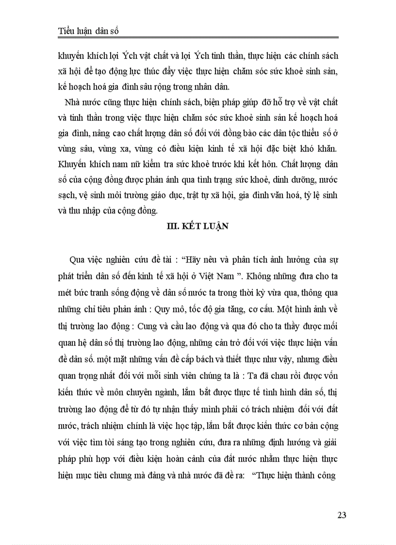 image for page Hãy nêu và phân tích ảnh hưởng của sự phát triển dân số đến kinh tế, xã hội ở Việt Nam.