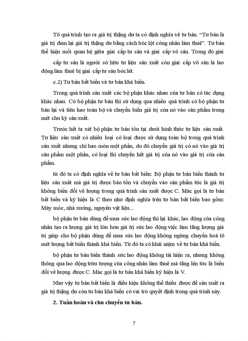 image for page Học thuyết của Mác tuần hoàn và chu chuyển tư bản và sự vận dụng nó vào nền kinh tế nước ta.