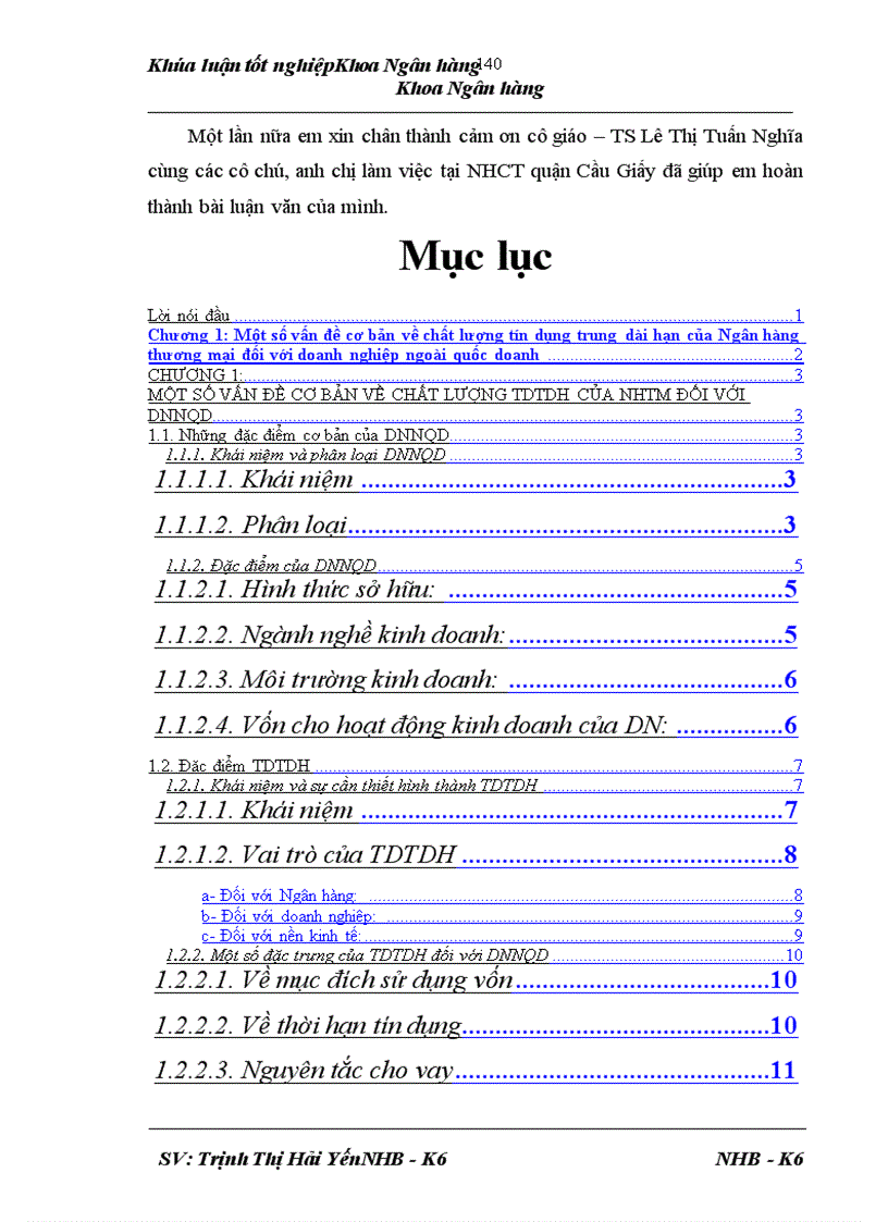 image for page Giải pháp nâng cao chất lượng tín dụng trung dài hạn đối với doanh nghiệp ngoài quốc doanh tại Ngân hàng Công Thương chi nhánh Cầu Giấy