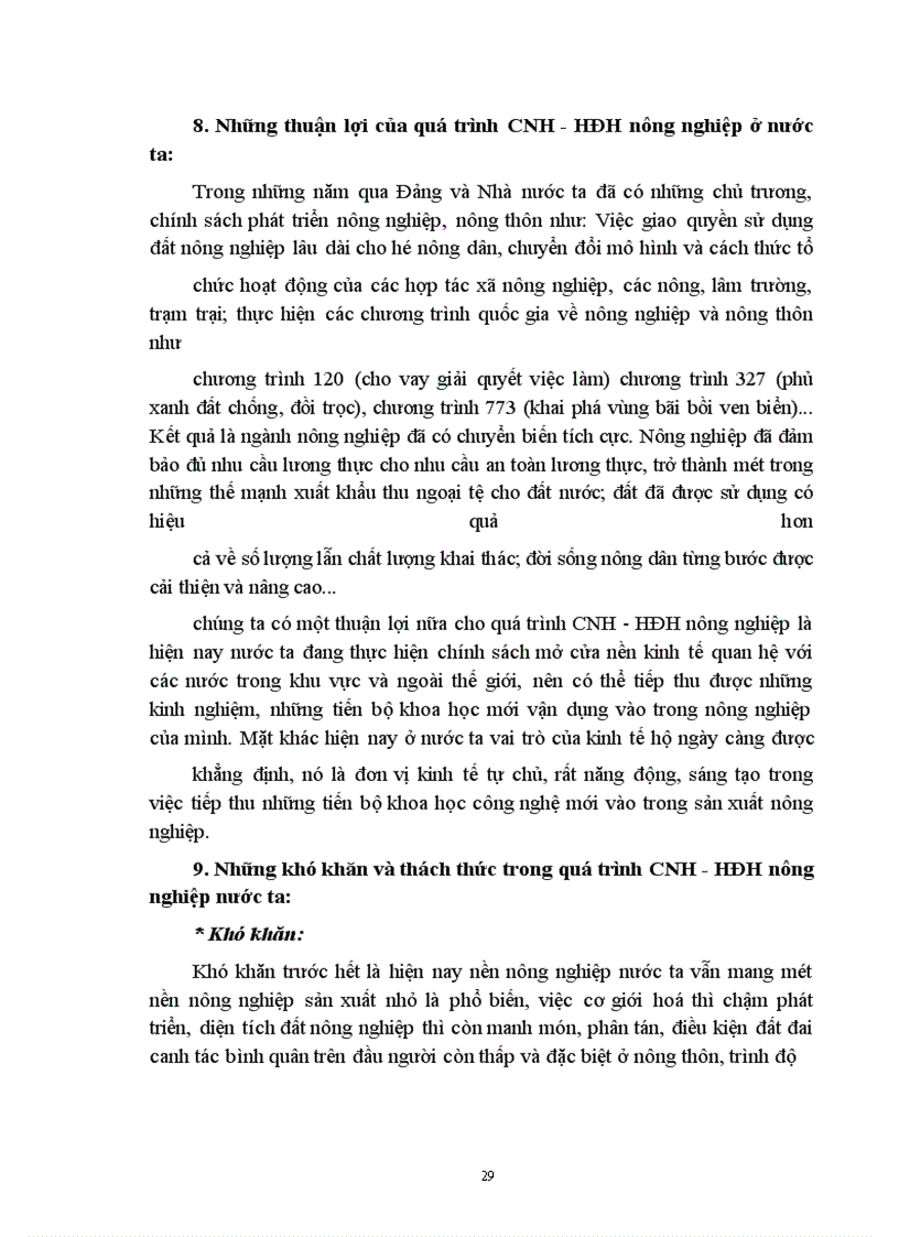 image for page Công nghiệp hoá - hiện đại hoá nông nghiệp nông thôn ở nước ta hiện nay.