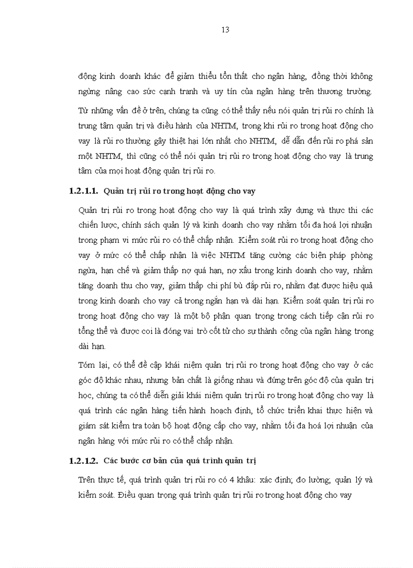 image for page Quản trị rủi ro trong hoạt động cho vay tại Ngân hàng thương mại cổ phần kỹ thương Việt Nam
