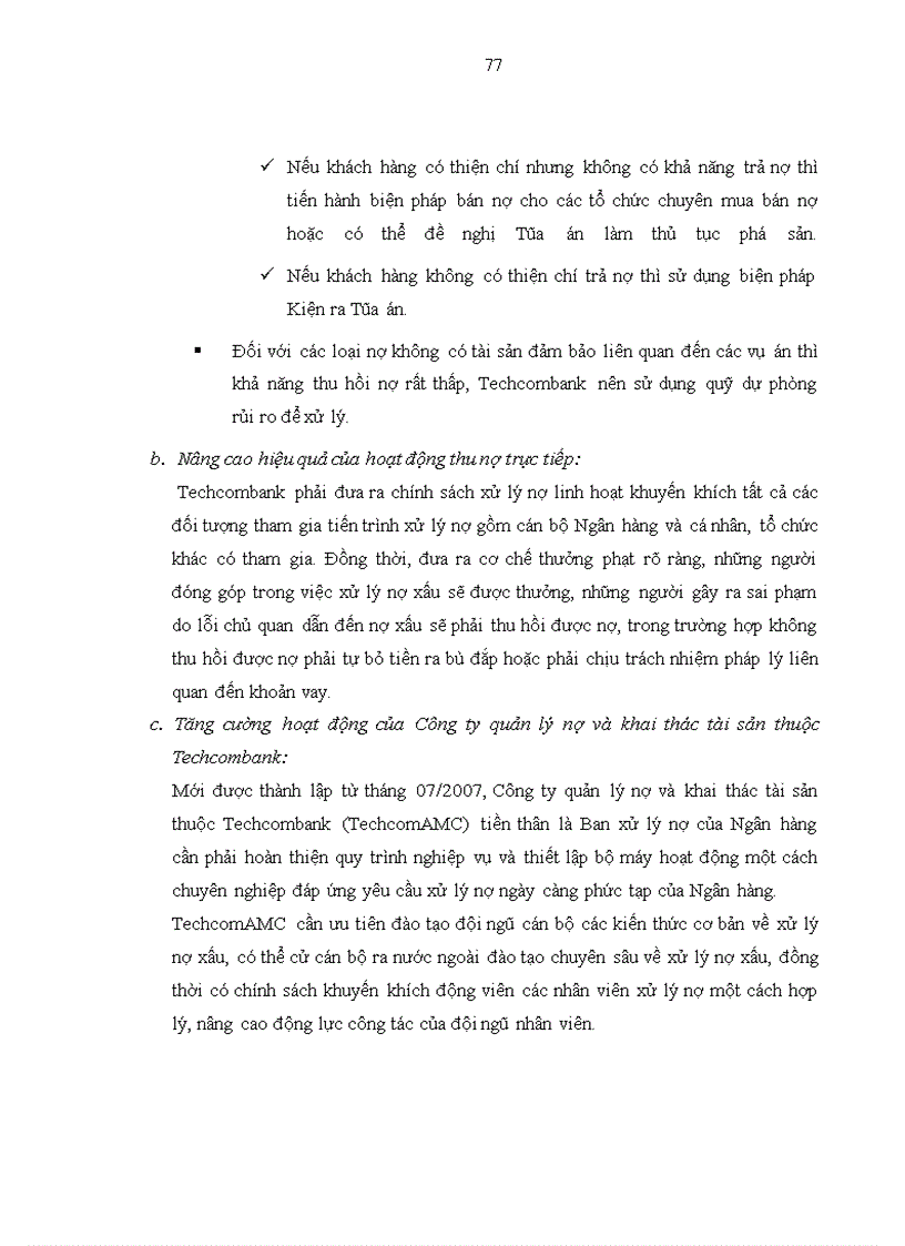 image for page Quản trị rủi ro trong hoạt động cho vay tại Ngân hàng thương mại cổ phần kỹ thương Việt Nam