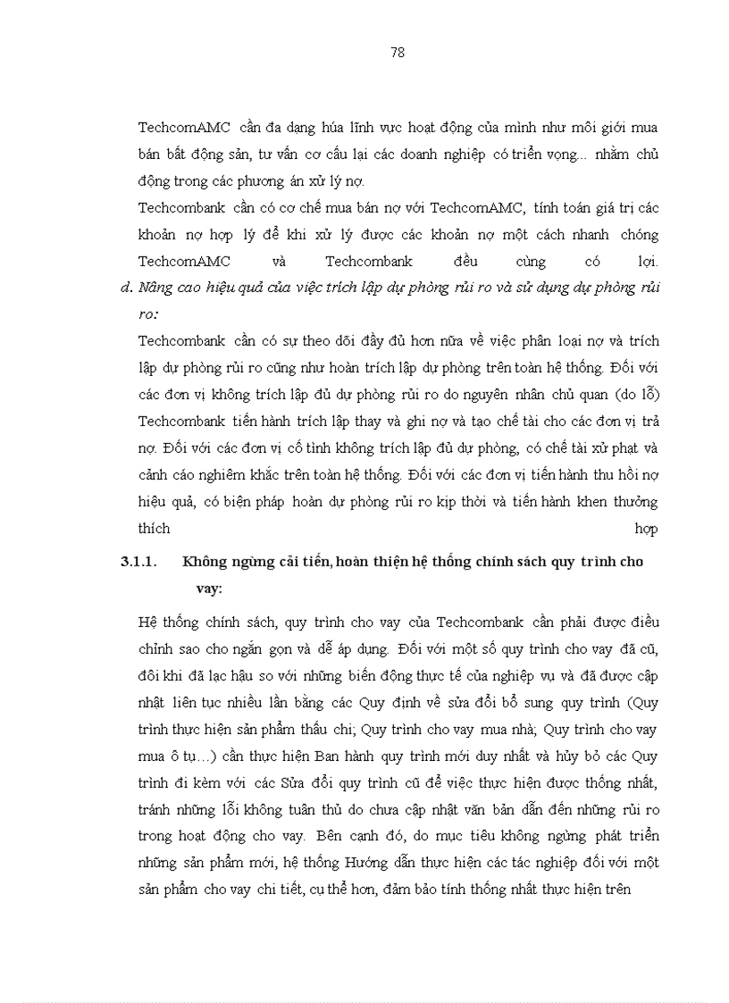 image for page Quản trị rủi ro trong hoạt động cho vay tại Ngân hàng thương mại cổ phần kỹ thương Việt Nam