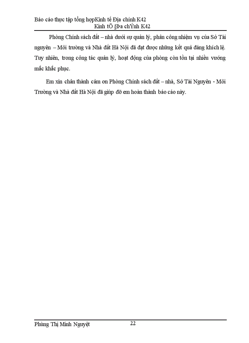 image for page Thực tập tổng hợp tại Sở Tài Nguyên - Môi Trường và Nhà đất Hà Nội