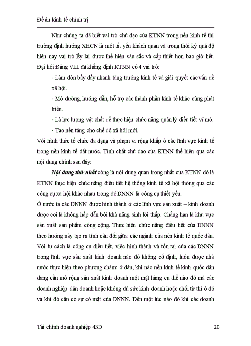 image for page Nghiên cứu KTNN và vai trò chủ đạo của KTNN trong nền kinh tế thị trường định hướng XHCN Việt Nam.