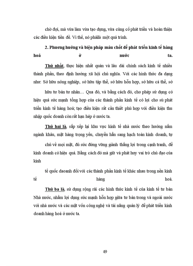 image for page Nền kinh tế hàng hoá nước ta trong quá trình hội nhập kinh tế quốc tế.