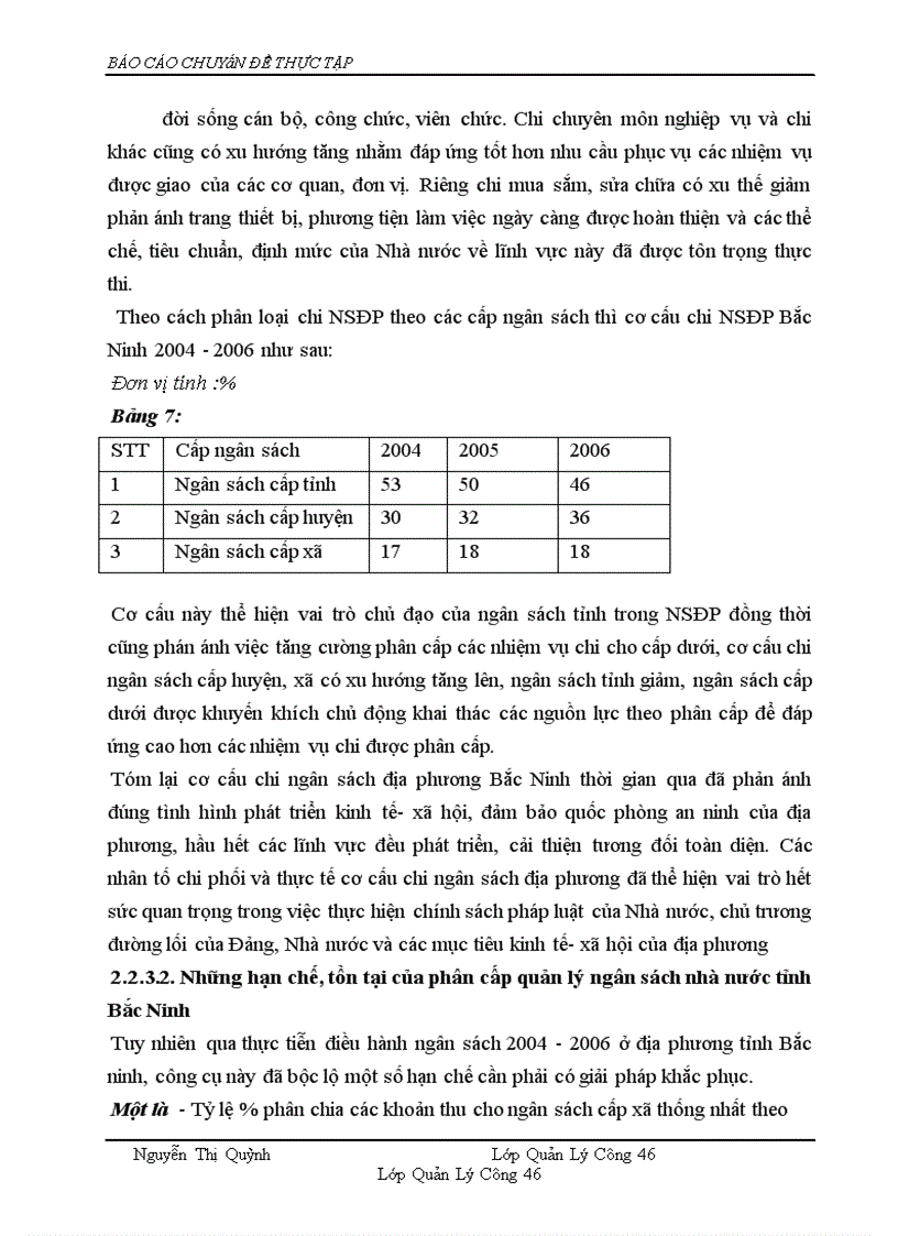 image for page Phân cấp quản lý ngân sách nhà nước giữa Tỉnh và huyện, xã ở tỉnh Bắc Ninh- Thực trạng, phương hướng, giải pháp hoàn thiện
