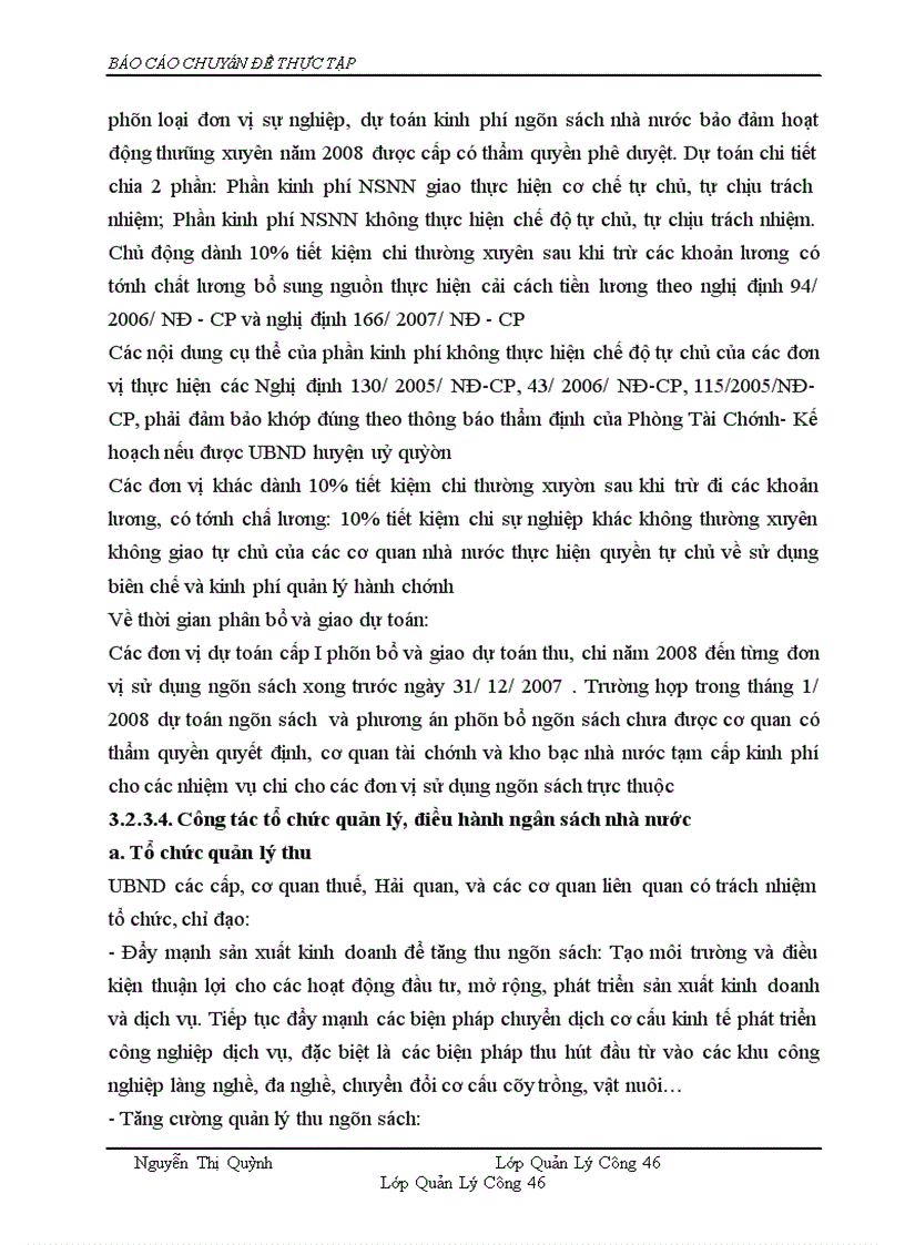 image for page Phân cấp quản lý ngân sách nhà nước giữa Tỉnh và huyện, xã ở tỉnh Bắc Ninh- Thực trạng, phương hướng, giải pháp hoàn thiện