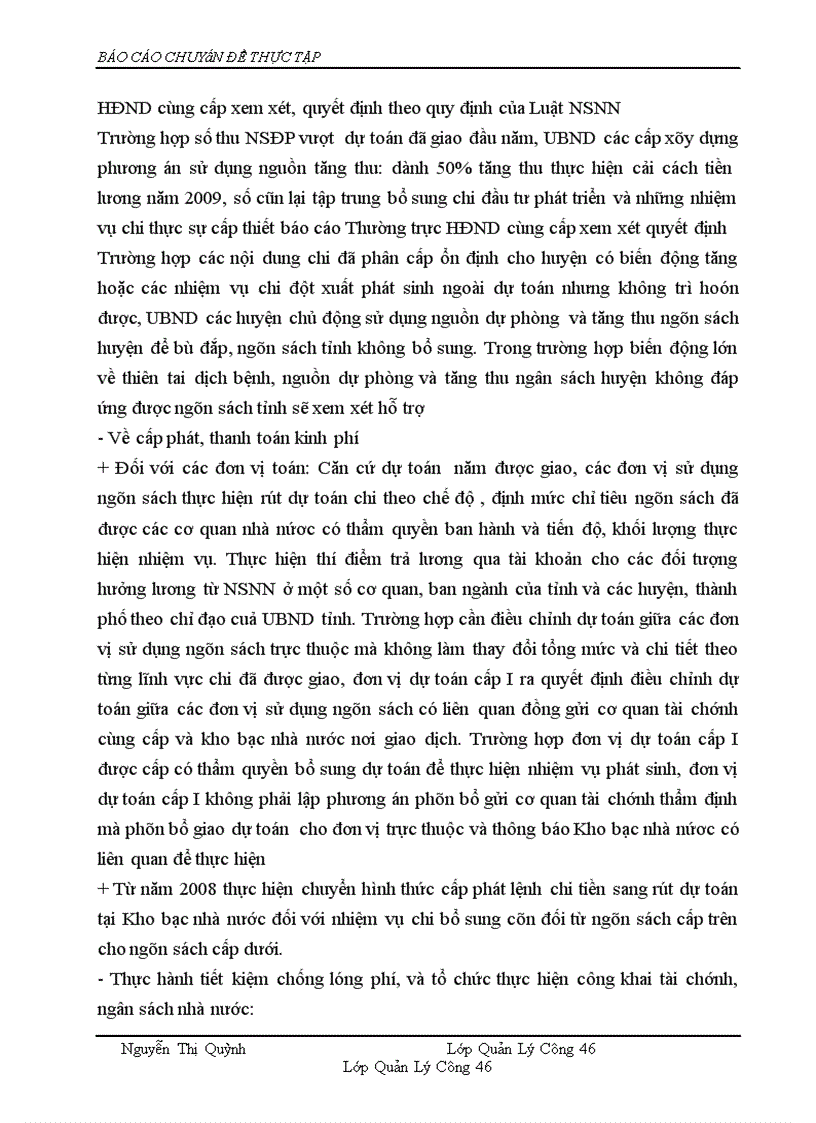 image for page Phân cấp quản lý ngân sách nhà nước giữa Tỉnh và huyện, xã ở tỉnh Bắc Ninh- Thực trạng, phương hướng, giải pháp hoàn thiện