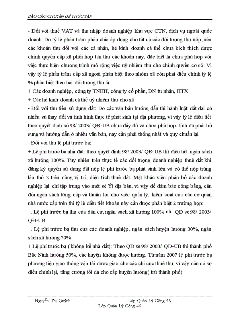 image for page Phân cấp quản lý ngân sách nhà nước giữa Tỉnh và huyện, xã ở tỉnh Bắc Ninh- Thực trạng, phương hướng, giải pháp hoàn thiện
