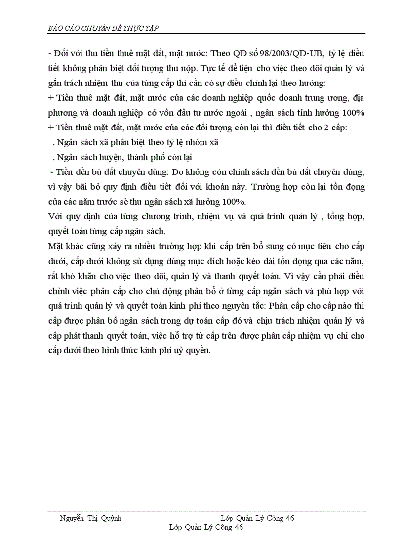 image for page Phân cấp quản lý ngân sách nhà nước giữa Tỉnh và huyện, xã ở tỉnh Bắc Ninh- Thực trạng, phương hướng, giải pháp hoàn thiện