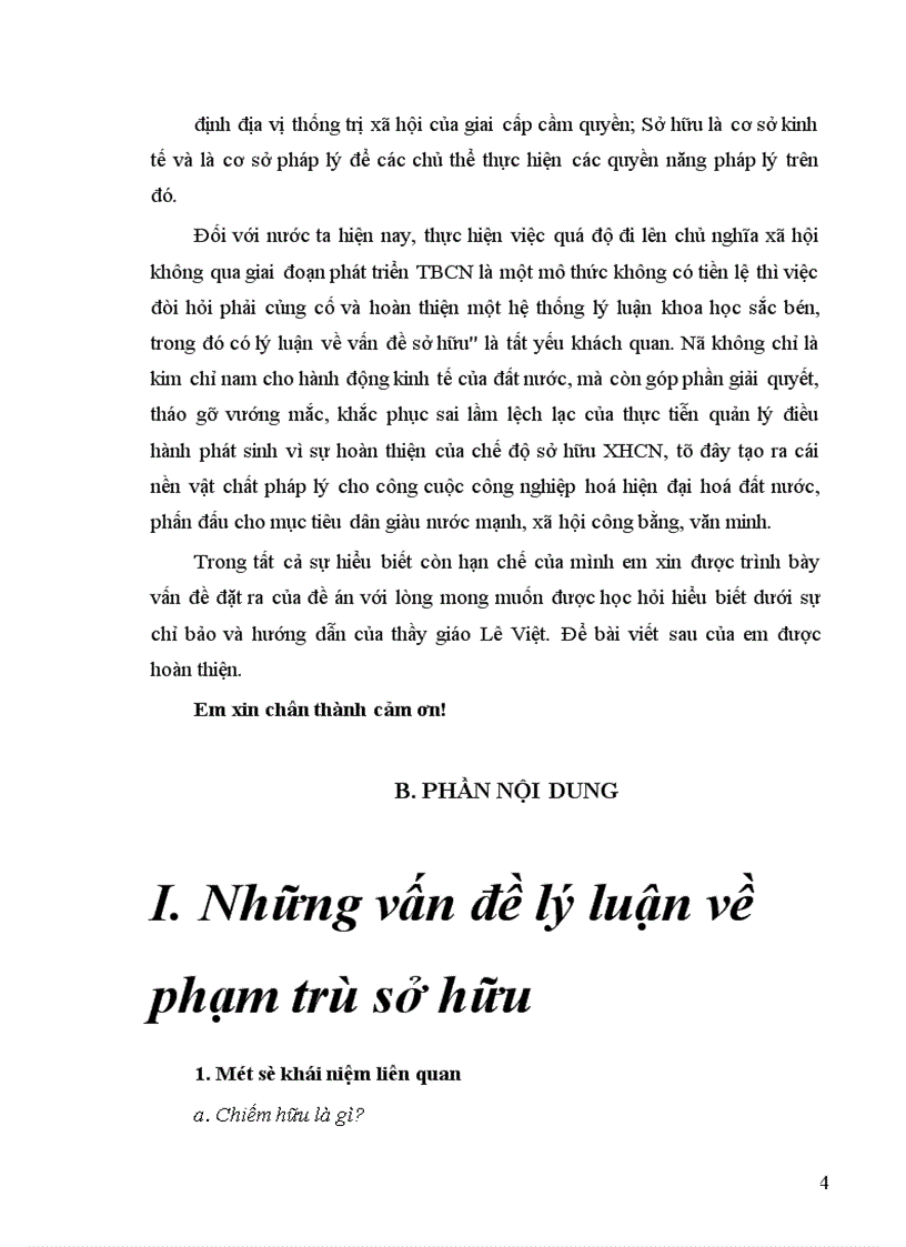 Cơ cấu sở hữu trong quá trình hình thành và phát triển kinh tế thị trường ở Việt Nam.