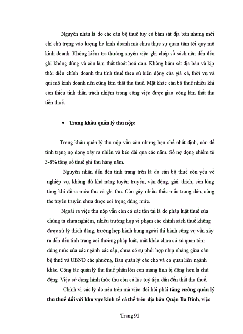 image for page Bàn về công tác quản lí thu thuế giá trị gia tăng ở khu vực kinh tế cá thể trên địa bàn quận Ba đình.