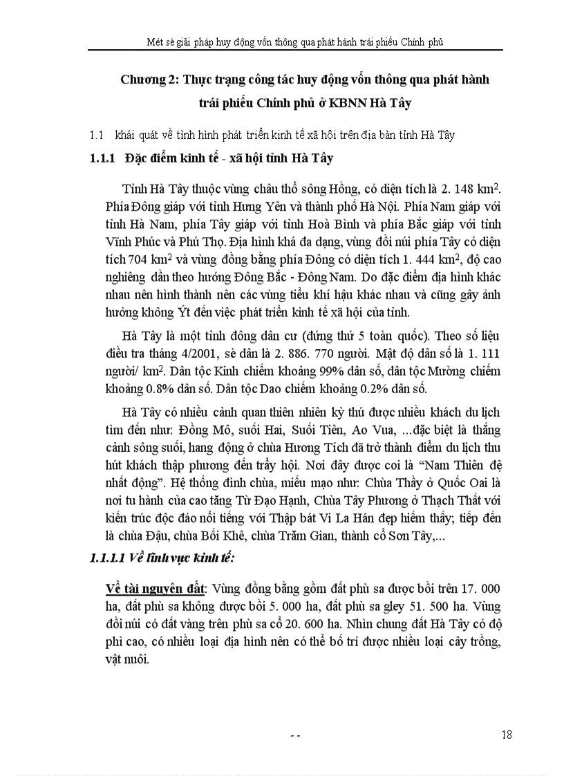 image for page Một số giải pháp huy động vốn thông qua phát hành trái phiếu Chính phủ ở KBNN Hà Tây.