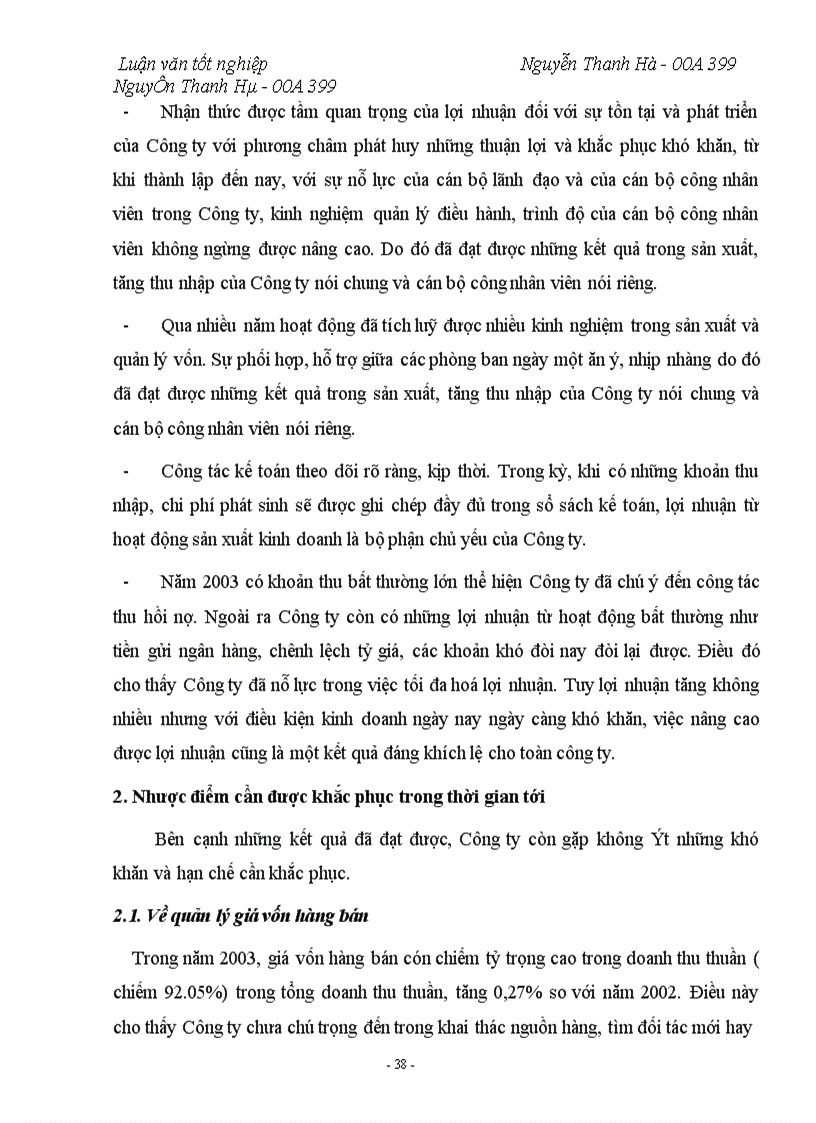 image for page Lợi nhuận và một số biện pháp tài chính nhằm tăng lợi nhuận tại Công ty Dược Liệu TW I.
