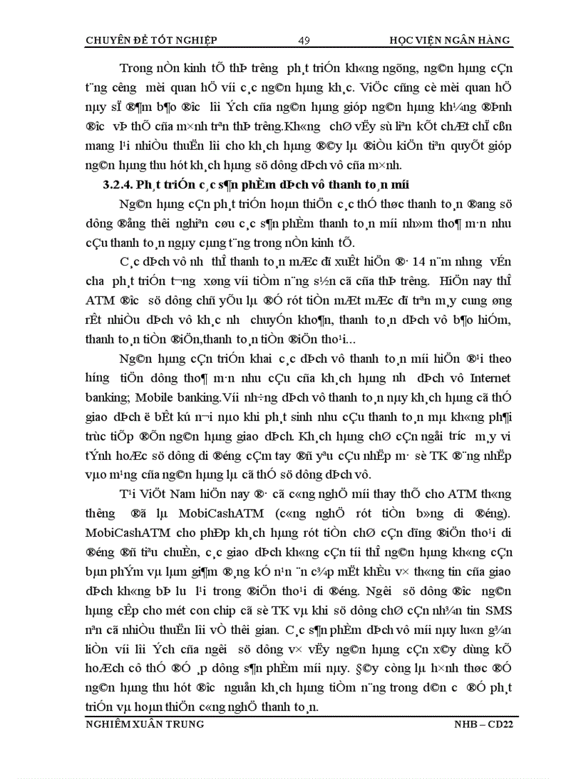 image for page Giải pháp mở rộng hoạt động thanh toán không dùng tiền mặt tại Ngân hàng nông nghiệp và phát triển nông thôn chi nhánh Bắc Hà Nội.