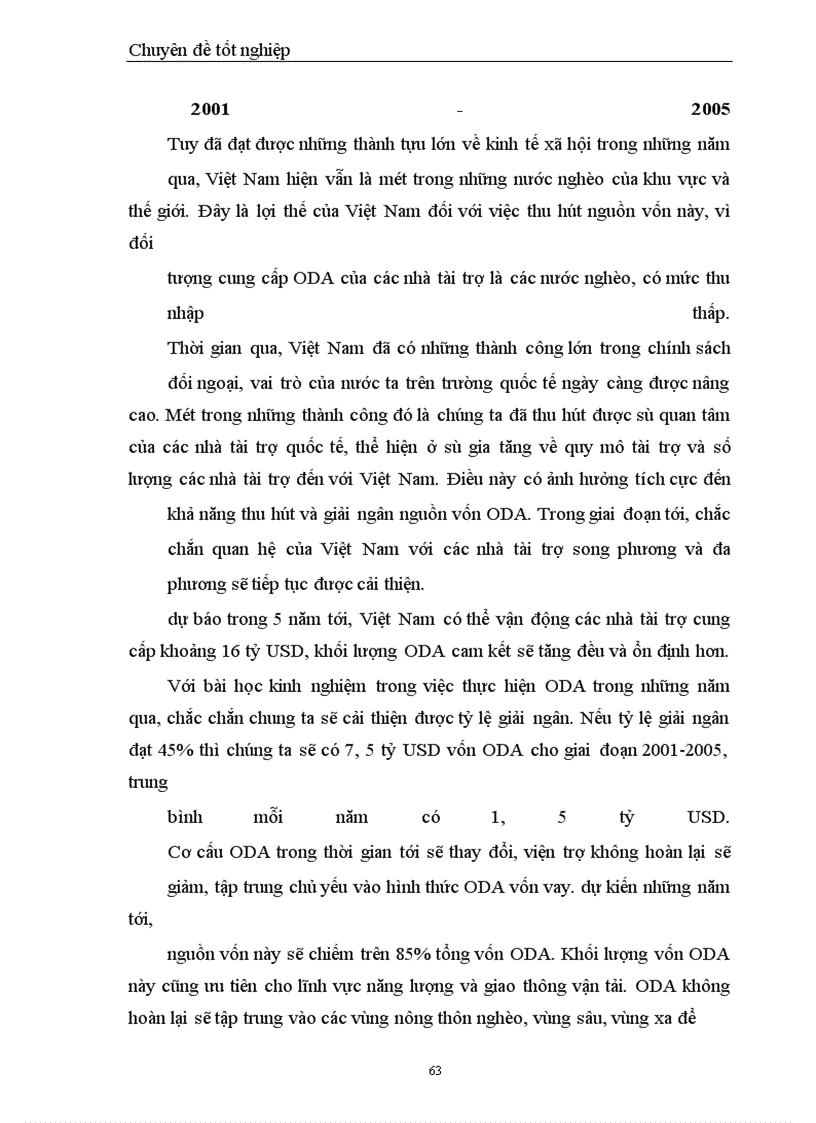 image for page Những giải pháp nhằm đẩy nhanh tiến độ giải ngân nguồn vốn hỗ trợ phát triển chính thức (ODA) tại Việt Nam giai đoạn 2001-2005.