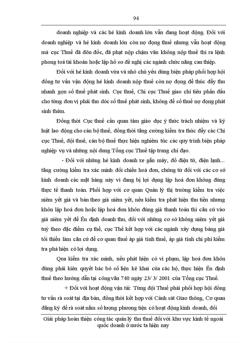 image for page Giải pháp hoàn thiện công tác quản lý thu thuế đối với khu vực kinh tế ngoài quốc doanh ở nước ta hiện nay.