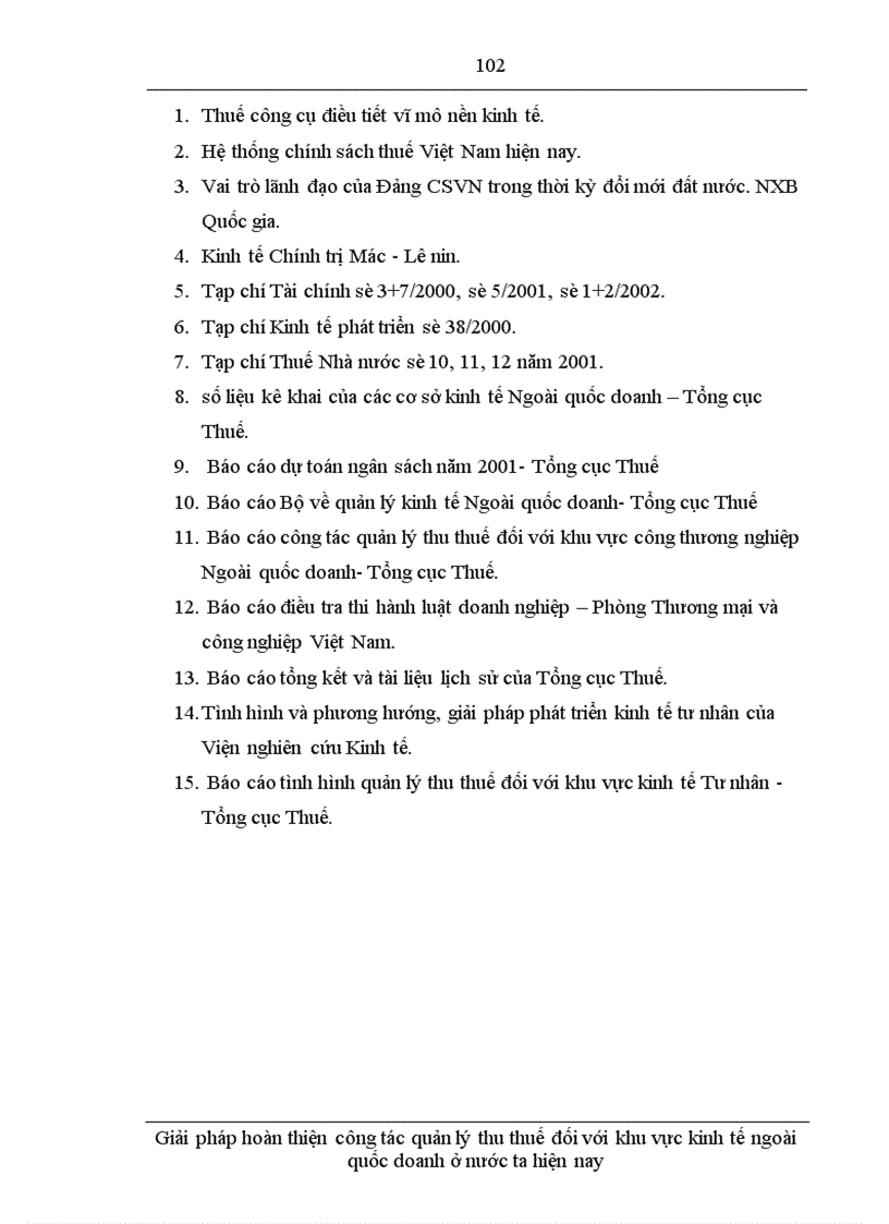 image for page Giải pháp hoàn thiện công tác quản lý thu thuế đối với khu vực kinh tế ngoài quốc doanh ở nước ta hiện nay.