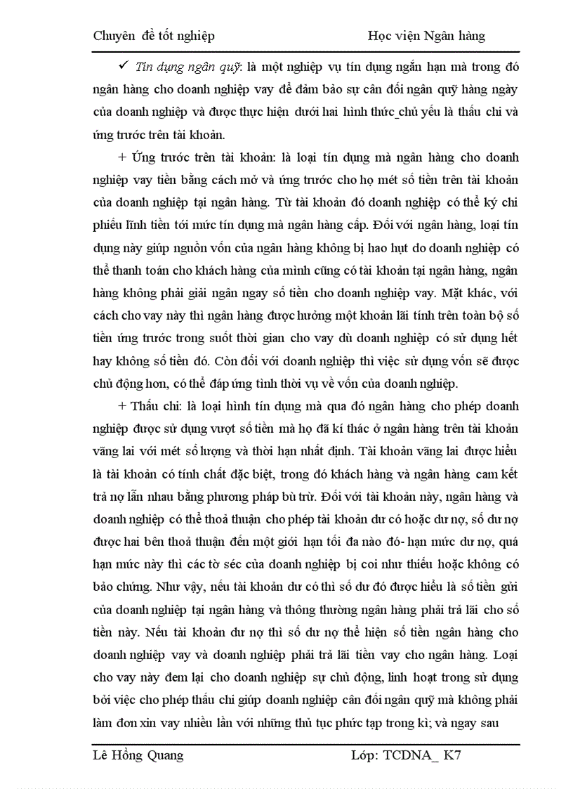 image for page Hoàn thiện công tác phân tích tài chính Doanh nghiệp phục vụ cho hoat động tín dụng tại NHNo&PTNT Từ Liêm