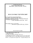 Thực tập tổng hợp tại Sở Tài nguyên & Môi trường tỉnh Lào Cai