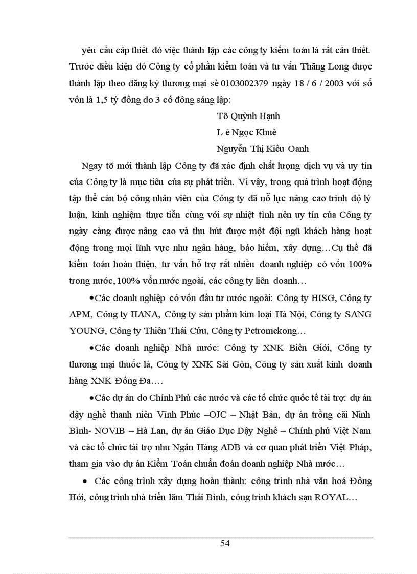 image for page Hoàn thiện quy trình kiểm toán chu trình bán hàng – thu tiền trong kiểm toán báo cáo tài chính do Công ty cổ phần kiểm toán và tư vấn Thăng Long thực hiện