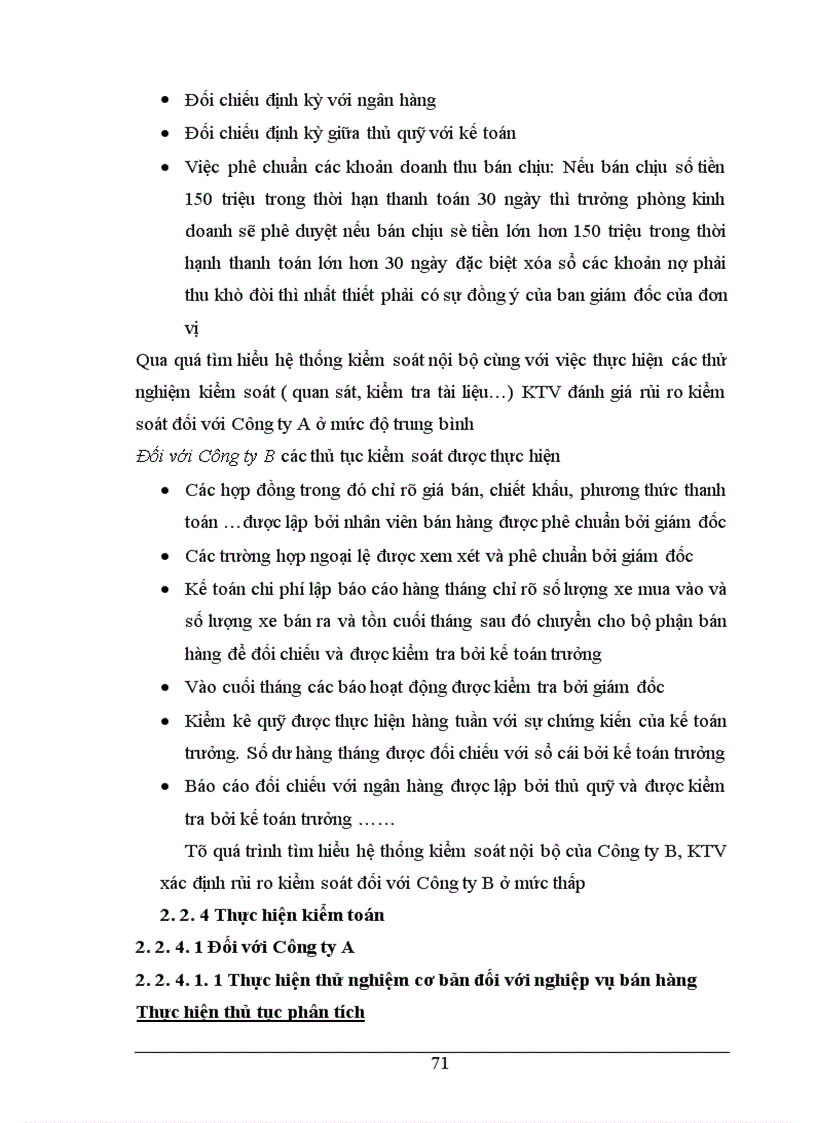 image for page Hoàn thiện quy trình kiểm toán chu trình bán hàng – thu tiền trong kiểm toán báo cáo tài chính do Công ty cổ phần kiểm toán và tư vấn Thăng Long thực hiện