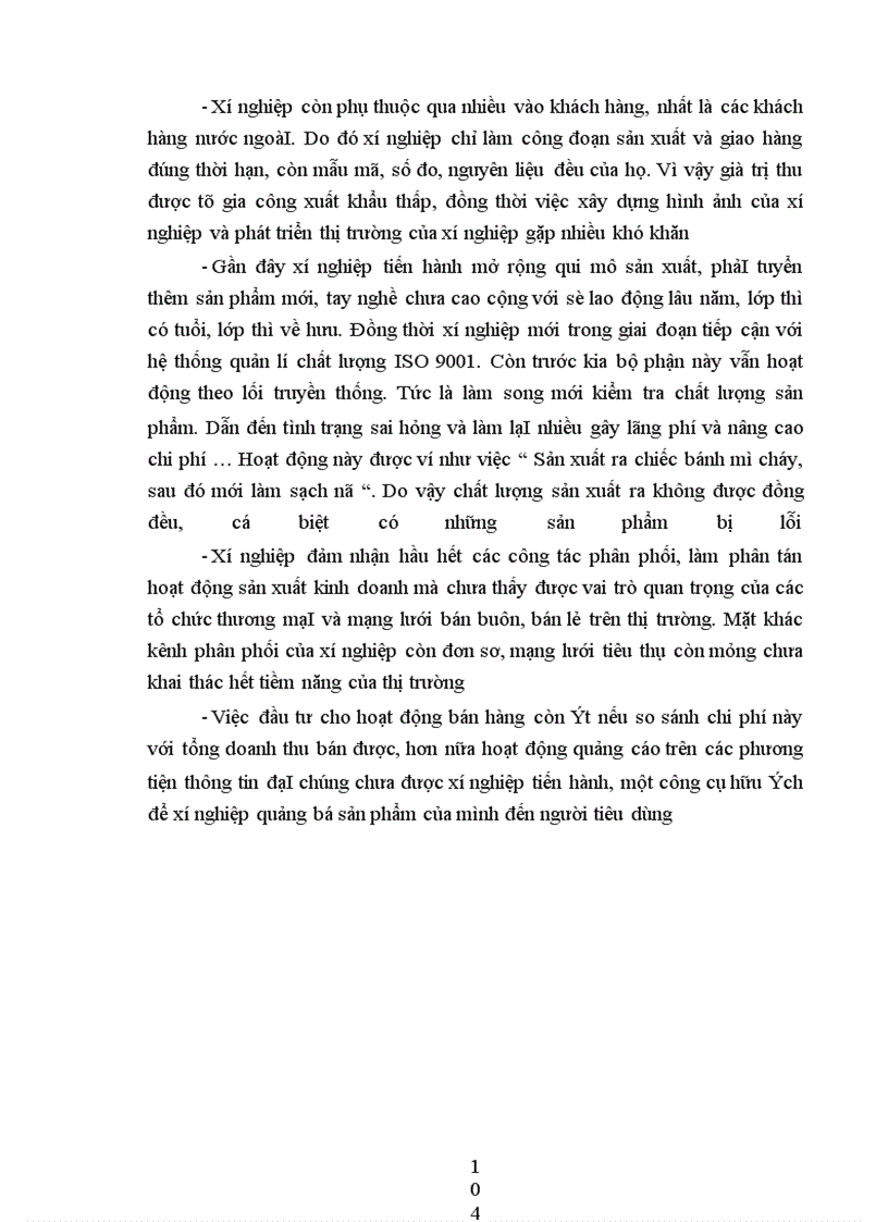 image for page Thực trạng và một số biện pháp cơ bản nhằm duy trì và mở rộng thị trường tiêu thụ sản phẩm tạI xí nghiệp may đo X19 thuộc công ty 247- bộ quốc phòng
