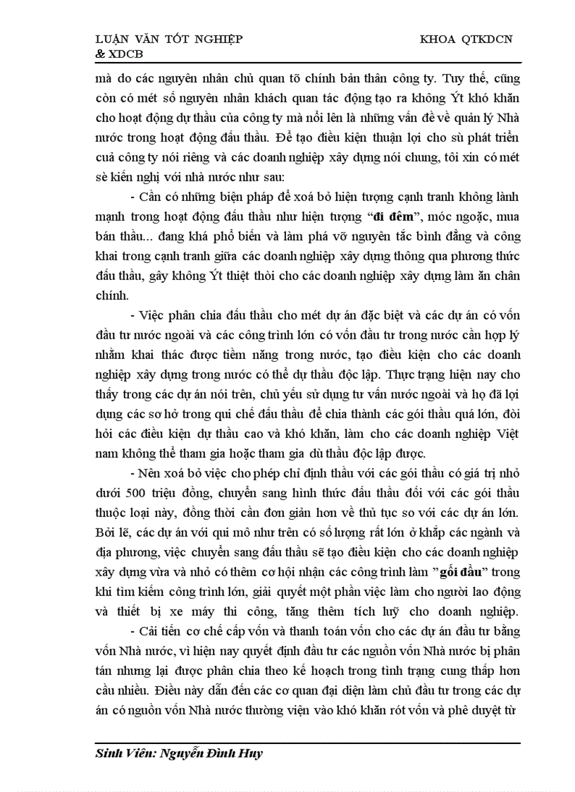 image for page Một số giải pháp nhằm tăng khả năng cạnh tranh trong dự thầu xây dựng ở Công ty Xây dựng và Trang trí nội thất Bạch Đằng